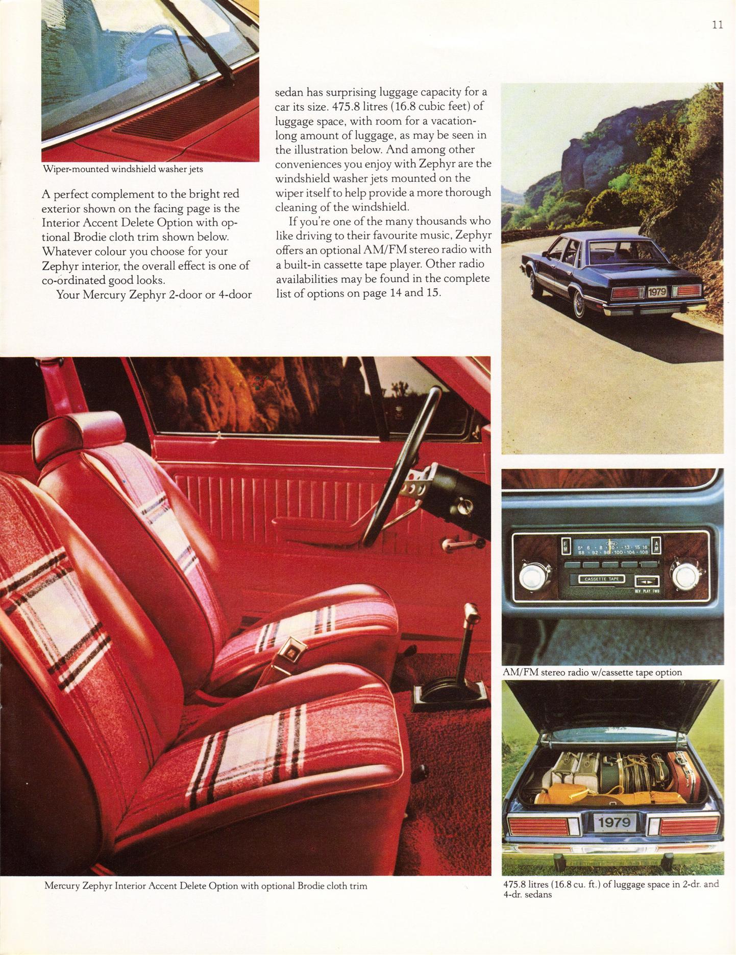 1979 Mercury Zephyr Brochure Page 6
